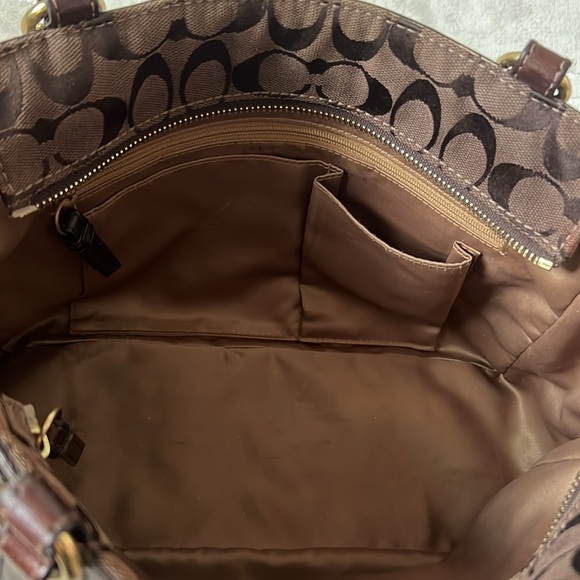 Coach Mosaic Gallery Signature CC Patchwork Shoulder Tote Bag - Picture 12 of 13